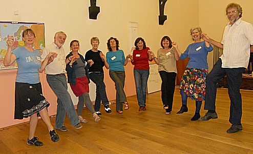 international folk dancing in Bridport, Dorset