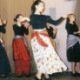 Serbian gypsy folk dancing