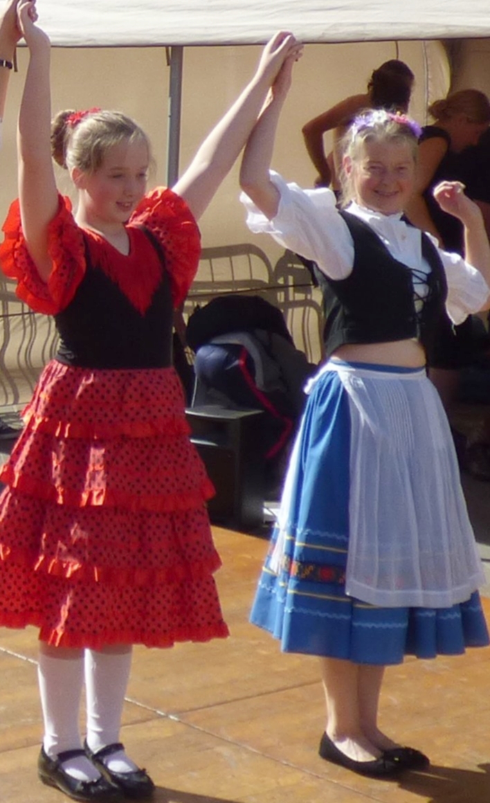 folk dance display team